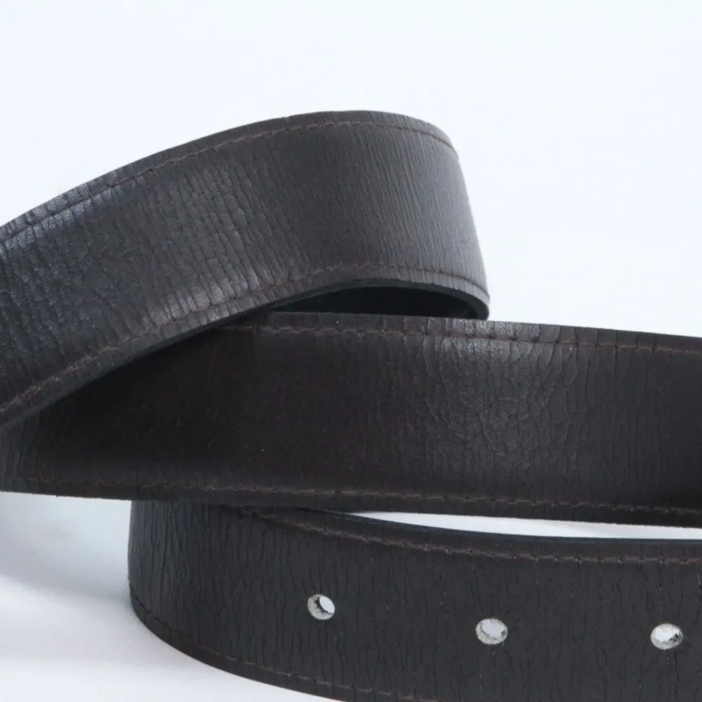 Vintage Pierre Cardin Reversible Belt Black Brown Leather Gold Logo Buckle Italy
